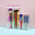thumbnail image 2 of Bolsas genéricas de 50 unidades de 6,35 x 10,92 cm (2,5 x 4,3 pulgadas) de polipropileno con cierre hermético, resellables, para envolver regalos, dulces y otros usos. Color rosa intenso., 2 of 2