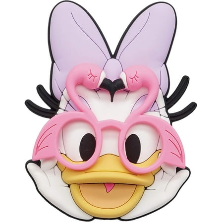 Daisy Duck with Sunglasses PVC Soft Touch Fridge Magnet - Daisy Duck Disney Magnets, Cool Magnetic Foam Figures for Disney Fans and Collectors, Kids Magnets for Fridge, Locker, Office, and Whiteboard