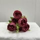 thumbnail image 2 of Flores artificiales de peonía de plástico multicolor para decoración del hogar | Flores artificiales realistas de 30 cm | Ramo impermeable y resistente a la decoloración para uso en interiores y, 2 of 9
