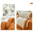 thumbnail image 5 of Cool Blanket for Sleeping,Hwkond Summer Washed Cotton Conditioned Quilt Summer Cool Quilt Machine Washable Single Thin Quilt Quilt Core Student Bedroom Dormitory Summer Quilt,Orange,150x200cm, 5 of 7