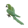 thumbnail image 1 of Modelo de loro artificial, estatua de loro artificial, adornos de aves, lindo loro falso Verde, 1 of 9