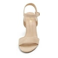 thumbnail image 3 of Dream Pairs Women's Open Toe Ankle Strap High Chunky Heel Sandals Fashion Party Dress Sandals GISELA-1 NUDE/SUEDE Size 5.5, 3 of 6