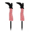 thumbnail image 5 of Clearance!Halloween Witch Leg Yard Stakes,Hallloween Upside Down Witch Legs,Wicked Witch Legs,Hallween Outdoor Lawn Decorations,Halloween Haunted House Decor (Red), 5 of 8