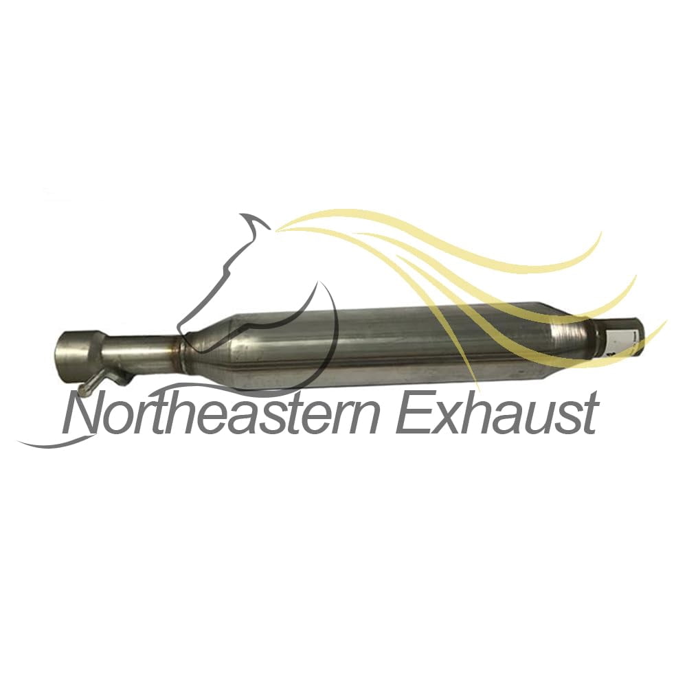 Northeastern Exhaust | Stainless Steel Resonator, Intermediate Pipe, Muffler & Tail Pipe Exhaust System Kit Fits 2008–2009 Pontiac G6 2.4L | Free Clamps Included