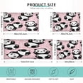 thumbnail image 2 of Coolnut Cute Cartoon Panda Pillowcases, Soft and Cozy Decor Giftsative Pillow Cases with Hidden Zipper for Bedroom, Sofa, Couch, King Size 21x54 Inches（45）, 2 of 6