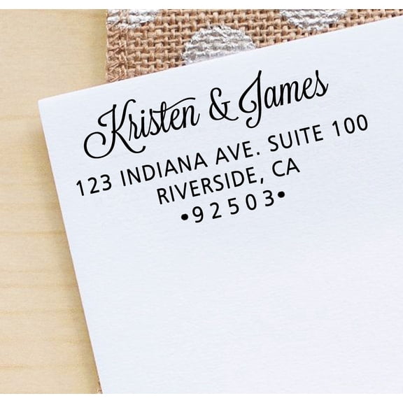 Printtoo Self Inking Wedding Invitation Rubber Stamp Personalized Custom Address Stamp Gift Idea