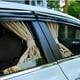 thumbnail image 1 of Parabrisas trasero universal para coche, 2 pistas de aleación de aluminio, sin cortina elástica, 1 of 4