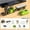 Green, variant on 1:64 Bluetooth Remote Control Crane And Forklift two-in-one Desktop Mini Alloy Toy Car With Trailer Christmas Gift In Color Box