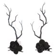 thumbnail image 1 of 1 pareja Cuernos de reno Horquilla Horquilla Brillante Asas Barrette Navidad Tocado, 1 of 5