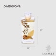 thumbnail image 3 of Lavault Reed Diffuser - Room Decor and Home Essentials - Freshener Fragrance Oil with Real Dry Flowers - Reduce Stress & Enhance Mood - Long-Lasting - Home Fragrance Diffuser - April Aroma, 3 of 7
