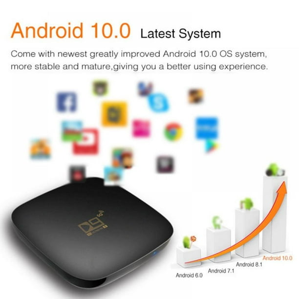 2.4G/5G Smart TV Box Android 9.0 Set-Top Box Digital TV Box Player