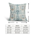 thumbnail image 5 of ABSOP Chinoiserie Pillow Covers 18x18 Inch Set of 2 Watercolor Brown Blue Grey Floral Throw Pillows Cases Summer Fall Pillow Case Linen Cushion Cover Decor for Sofa Couch Bed, 5 of 7