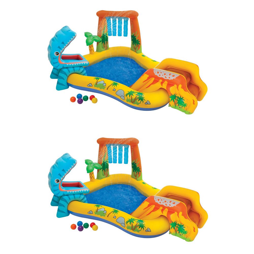 intex dinosaur 3 ring baby pool