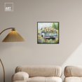 thumbnail image 3 of Vintage Trucks And Flowers Chic Farmhouse Canvas Wall Art by Art Remedy, Black Floater Frame, 20"x20", 3 of 7