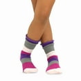 thumbnail image 7 of Teehee Socks Little Kids Girls Cotton Crew Socks, Assorted Colors (6-Pack), 7 of 7