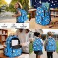 thumbnail image 2 of Kuiaobaty Soccer Ball Print Backpack Set with Pencil Case for Boys 8-12 Multi Pockets Backpack and Lunch Bag with Adjustable Strap 17 Inch Bookbag with Water Bottle Sleeve for School, 2 of 7