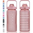 thumbnail image 1 of Botella de agua ST-YIBEN de 1,9 L con marcador de tiempo, a prueba de fugas, sin BPA, 1 of 7