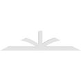 thumbnail image 4 of 84"W x 21"H x 4"D x 4"F, 6/12 Pitch, Richland Architectural Grade PVC Gable Bracket, 4 of 8