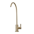 thumbnail image 4 of Stainless Steel Lead-Free Water Purifier Faucet, RO Filter Water Faucet with Solid Brass Valve Core, Anti-Rust & Durable Design for Kitchen Sink, Bar Counter, Cafe Shop, Brushed Gold Finish, 4 of 11