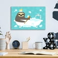 thumbnail image 4 of Epic Art 'Scrubbing Bubbles Sloth' by Nancy Lee, Acrylic Glass Wall Art, 16"x12", 4 of 8