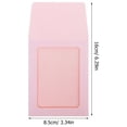 thumbnail image 2 of WASHWEPE 20 Pcs Pochettes de Cartes Transparentes Roses Robustes pour Afficher des Photos, 2 of 8