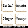 thumbnail image 2 of Herbs Bay Leaf Tarragon Ginger Coriander Rubber Stamp Set for Scrapbooking Crafting Stamping - Mini 1/2 Inch, 2 of 7