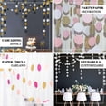 thumbnail image 3 of Efavormart Set of 3 Gold 90" Circle Dots Party Paper Garland DIY Garland Backdrop Photo Props, 3 of 10