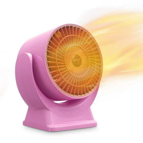 MoreChioce Electric Space Heater 800W Heater Indoor Portable Small Heater for Bedroom Office Desk Pink US Plug