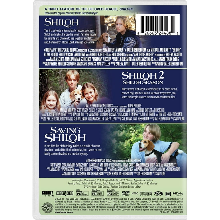 Shiloh: The Complete 3-Film Collection (DVD), Shout Factory, Drama