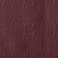 thumbnail image 4 of Chezmoi Collection Austin 3-Piece Oversized Bedspread Coverlet Set, Lightweight Reversible Bedding Cover for All Season, Burgundy, King, 4 of 9