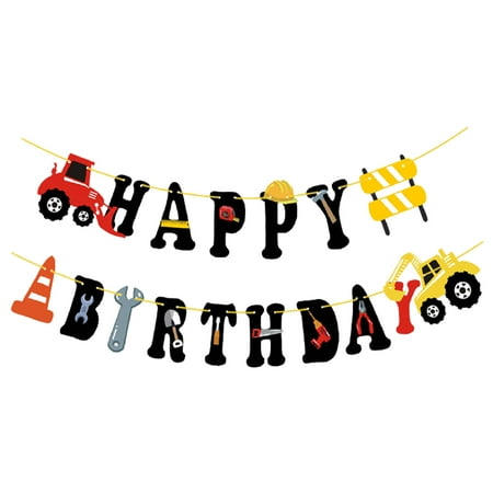 Funny Happy Birthday Banner Hanging Home Excavator Theme For Kids Party Decor | Walmart Canada Funny Happy Birthday Banner Hanging Home Excavator Theme For Kids Party Decor | Walmart Canada