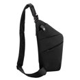 thumbnail image 4 of Bolso Antirrobo Btafrte para El Pecho Bandolera Portátil Hombre Hombro Izquierdo Negro, 4 of 7