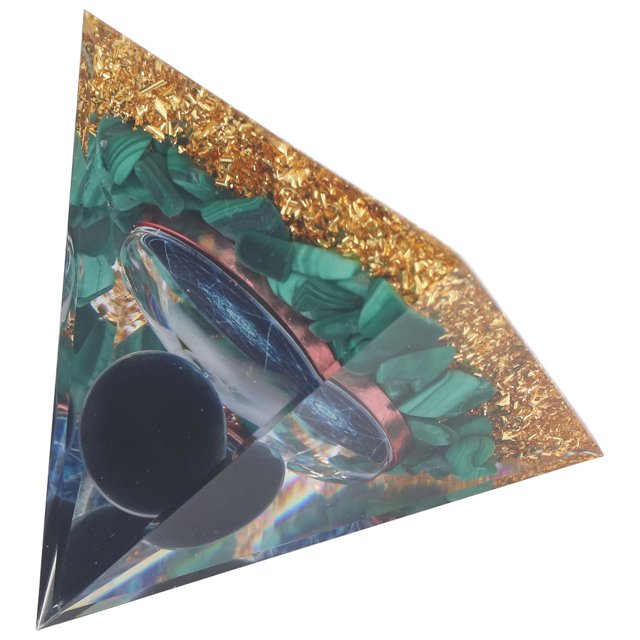 Pyramid, Beautiful Orgone Pyramid Durable Exquisite Specific Effects Healing Balance Body Energy for Yoga for Bedroom