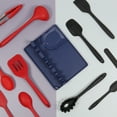 thumbnail image 5 of Soporte para cucharas, soporte para utensilios de silicona 2 en 1 con almohadilla de goteo para múltiples utensilios de cocina, soporte para cucharas para estufa, tamaño más grande, sin BPA,, 5 of 5