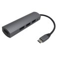 thumbnail image 2 of USB C .0 Tipo .1 Adaptador de Divisor Múltiple de 4 Puertos OTG para Gris perfke adaptador usb c hub dongle, 2 of 6