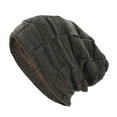 thumbnail image 1 of Fleece Lining Knitted Hat Winter Geometric Patterns Beanie Adult Unisex Winter Beanie Hat with Fleece Lining Geometric Design, 1 of 5