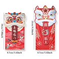 thumbnail image 4 of destyer 4pcs red envelopes for Chinese New Year's Eve celebration, three-dimensional packaging, 4 of 5