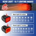 thumbnail image 3 of Juego de luces para bicicleta WORKPRO recargables de 1200 mAh a prueba de agua, 3 of 6
