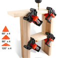 thumbnail image 2 of 1pcs 90 Degree Corner Clamp Wood Angle Clamps Woodworking Frame Clamp Corner Holder Woodworking Positioning Fixture Hand Tool, 2 of 5
