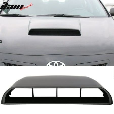 Abs Plastic Hood Scoop - Universal Fitment ABS Air Flow Hood Vent Scoop Bonnet Cover V3 Style 10x12.5Inch