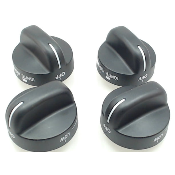 8273103, Pack of 4 Range Knob Set fits Roper, Kenmore, Whirlpool