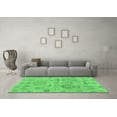 thumbnail image 3 of Ahgly Company Machine Washable Indoor Rectangle Oriental Emerald Green Traditional Area Rugs, 5' x 8', 3 of 4