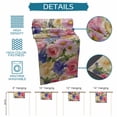 thumbnail image 6 of Purple Pink Floral Table Runner 72 Inches, Spring Farmhouse Country Vintage Flower Bed Runner Dresser Scarves Tabletop for Indoor Outdoor Parties/Ceremony/Banquet, 16" x 72", 6 of 8