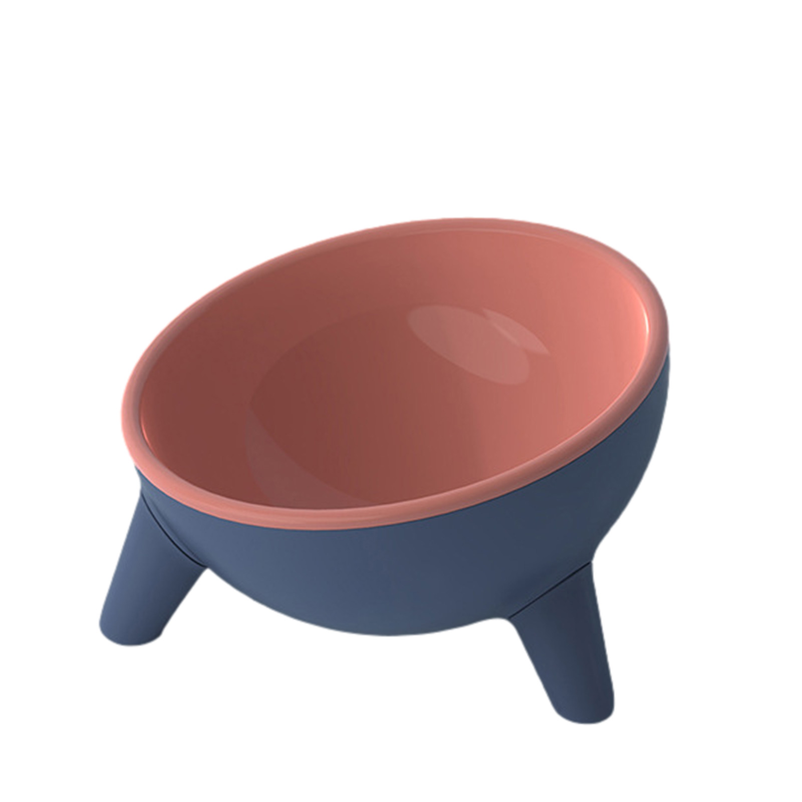Ksruee Cat Bowl Dog Bowls High Foot Dog Bowl, 15°Neck Protector Pet