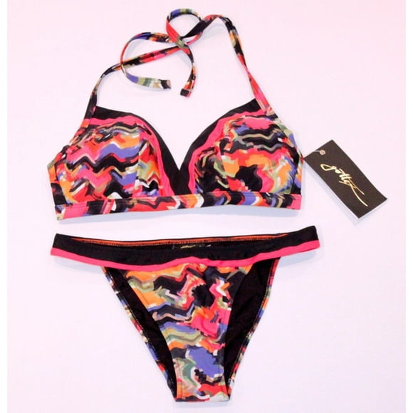 GOTTEX Designer $299 BIKINI Halter Top SWIM Set 12 BEACH Cruise -