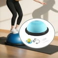 thumbnail image 6 of Balance Ball Exercise Half Ball Yoga Ball Anti Slip Design with Resistance Bands for Home Gym Full Body Workouts, 6 of 7