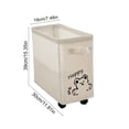 thumbnail image 3 of Detachable Under Desk Storage Box with Wheels, Rolling Organizer Caddy for office, Dorm Room, and Home Use, 3 of 5