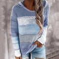 thumbnail image 1 of DPTALR Femme Col Rond Manches Longues Automne T-Shirt Impression Chemisier Tops, 1 of 6