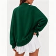 thumbnail image 5 of Enjoytime Fall Sweatshirts for Women Long Sleeve Solid Color Pullover Tops Winter Comfy Casual Mock Neck Sweatshirt, 5 of 7