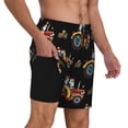 thumbnail image 3 of Fotbe Cartoon Tractor Men’s Swim Trunks Quick Dry Swim Shorts Board Shorts with Mesh Lining-Medium, 3 of 9